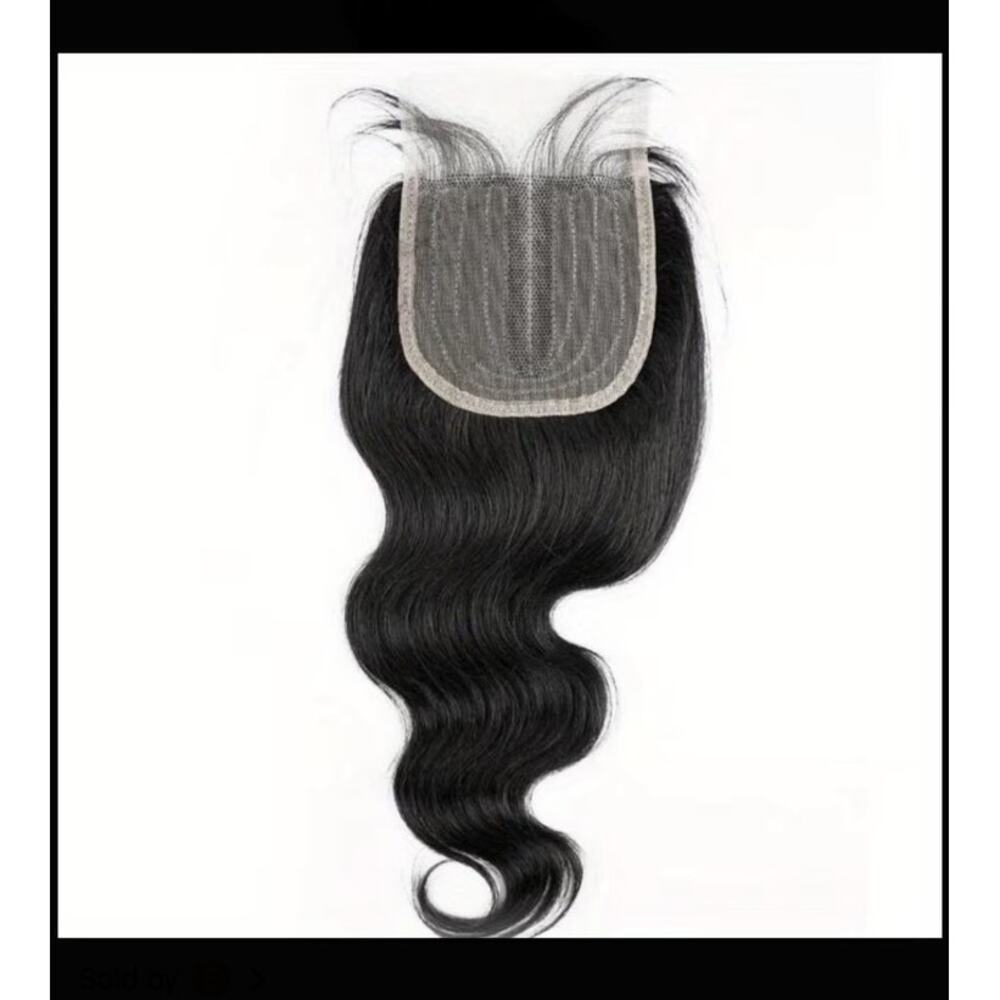 4x5 T-Part Lace Closure for Human Hair, Body Wave Texture